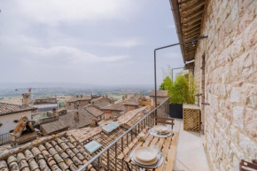 Casa Eleonora, balcone con vista e colazione Assisi